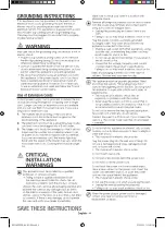 Preview for 4 page of Samsung ME17R7011ES/AC User Manual