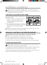 Preview for 22 page of Samsung NX58H5650WS User Manual