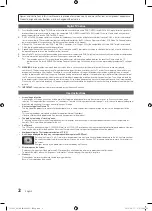 Preview for 2 page of Samsung PS50C530C1W User Manual