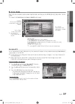 Preview for 37 page of Samsung PS50C7000YK User Manual