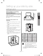 Preview for 11 page of Samsung Side-By-Side Refrigerator User Manual