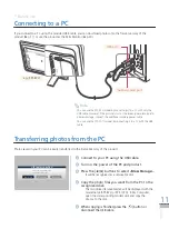 Preview for 11 page of Samsung SPF-107H - Touch of Color Digital Photo... User Manual