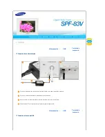 Preview for 12 page of Samsung SPF-83V Manual Del Usuario