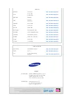 Preview for 42 page of Samsung SPF-83V Manual Del Usuario