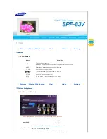 Preview for 16 page of Samsung SPF-83V Manual