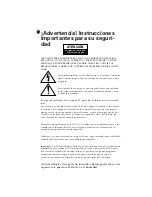 Preview for 2 page of Samsung TC-29J6MN Manual De Instrucciones