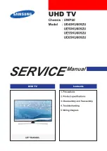 Samsung UE40KU6092U Service Manual preview