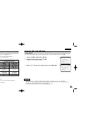 Preview for 52 page of Samsung VP-M102 Owner'S Instruction Manual