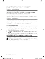 Preview for 26 page of Samsung WA5451ANW/XAA User Manual