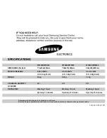 Preview for 6 page of Samsung WT8202 Owner'S Instructions Manual