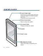 Preview for 12 page of Samsung YP-P3CB User Manual