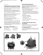 Preview for 4 page of Sanitaire DRY TIME 6058 Series User Manual