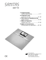 Sanitas SBF 70 Instructions For Use Manual preview