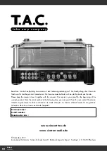 Preview for 64 page of t.a.c. V-88 Instructions For Use Manual