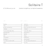 Preview for 3 page of T+A Solitaire T Owner'S Manual