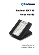 Tadiran Telecom EXP39 User Manual preview