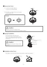 Preview for 13 page of Takara Belmont YUME SWING Operating Manual
