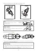 Preview for 19 page of Takara Belmont YUME SWING Operating Manual