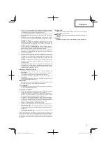 Preview for 19 page of Tanaka TCS 40EA Safety Instructions And Instruction Manual