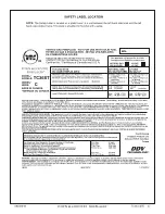 Preview for 37 page of T&C TC36ST Installation And Operating Instructions Manual