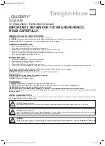 Preview for 9 page of Tarrington House CALGARY Assembly Instructions Manual