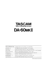 Preview for 62 page of Tascam DA-60MKII Owner'S Manual