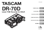 Preview for 1 page of Tascam DR-70D Owner'S Manual