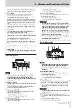 Preview for 7 page of Tascam DR-70D Reference Manual