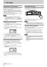 Preview for 26 page of Tascam DR-70D Reference Manual