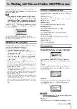 Preview for 29 page of Tascam DR-70D Reference Manual