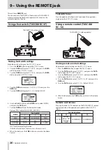 Preview for 36 page of Tascam DR-70D Reference Manual