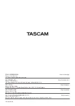 Preview for 42 page of Tascam DR-70D Reference Manual