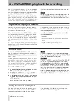 Preview for 40 page of Tascam DV-RA1000HD Owner'S Manual