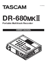 Preview for 1 page of Tascam projector Owner'S Manual