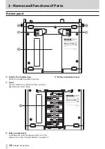 Preview for 14 page of Tascam projector Owner'S Manual