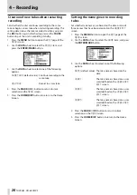 Preview for 26 page of Tascam projector Owner'S Manual