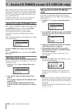 Preview for 56 page of Tascam SS-CDR200 Owner'S Manual