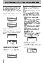 Preview for 60 page of Tascam SS-CDR200 Owner'S Manual