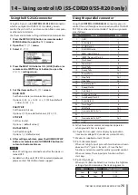 Preview for 75 page of Tascam SS-CDR200 Owner'S Manual