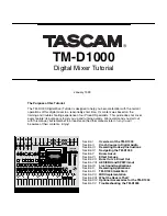 Tascam TM-D1000 Tutorial preview