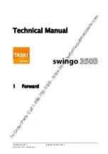 Preview for 5 page of Taski swingo 350B Technical Manual