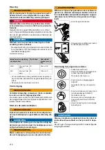 Preview for 216 page of Taski swingo 455B Manual