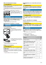 Preview for 219 page of Taski swingo 455B Manual