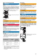 Preview for 257 page of Taski swingo 455B Manual