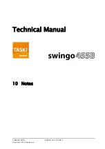 Preview for 103 page of Taski swingo 455B Technical Manual