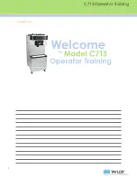 Preview for 3 page of Taylor c713 Operator Training