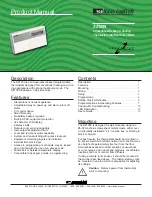 TCS Basys Controls SZ1009 Product Manual preview