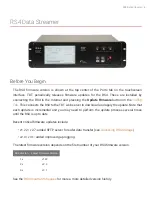 Preview for 4 page of TDT RS4 Hardware Reference Manual