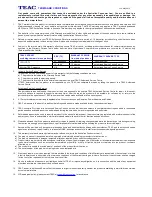 Preview for 3 page of Teac LEV40GD3FHD User Manual