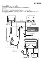 Preview for 3 page of Teac MC-DX32i Quick Manual For Connection